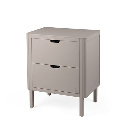 Sebra Wooden Changing Table, 2-in-1 Design with Drawers - Jetty Beige