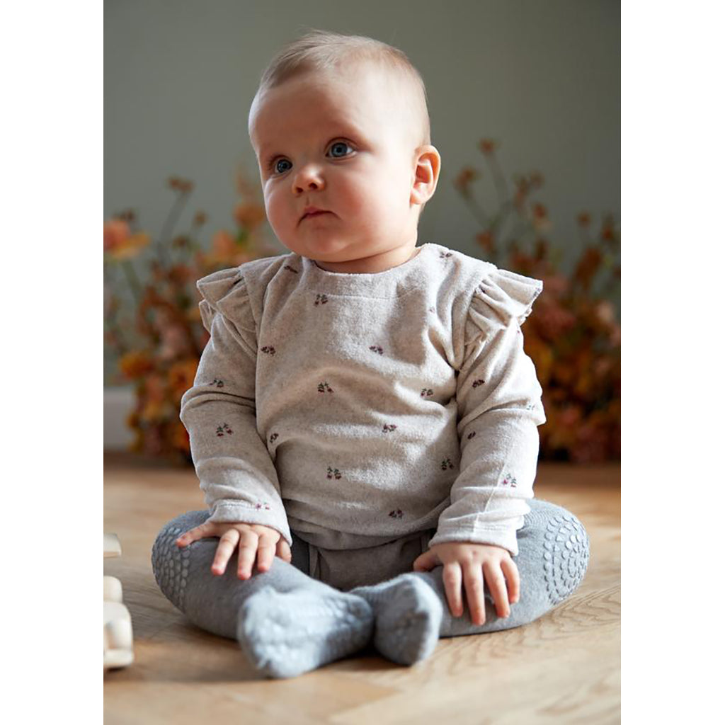 GoBabyGo Crawling Tights with Grips, Navy Blue