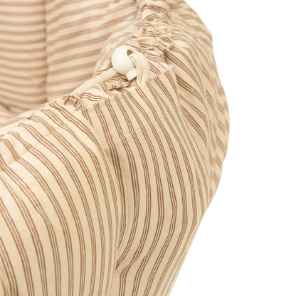 Play&amp;Go Bloom, 3-in-1 Baby Blanket, Organic - Stripes Brown