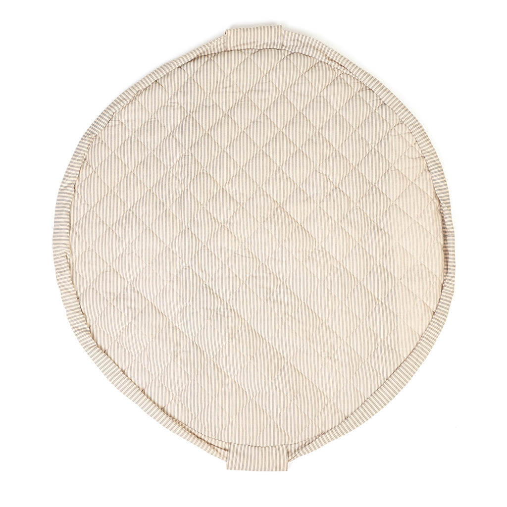 Play&amp;Go 2-in-1 Baby Blanket, Organic - Stripes Blue