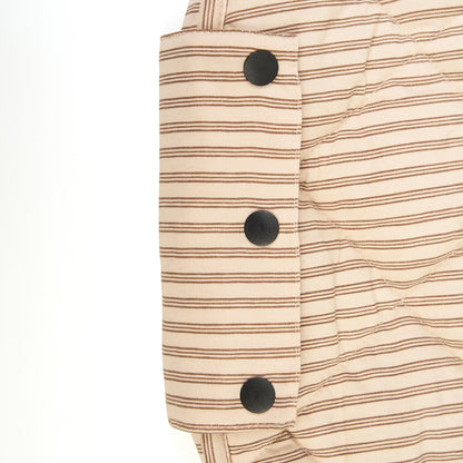 Play&amp;Go 2-in-1 Baby Blanket, Organic - Stripes Brown