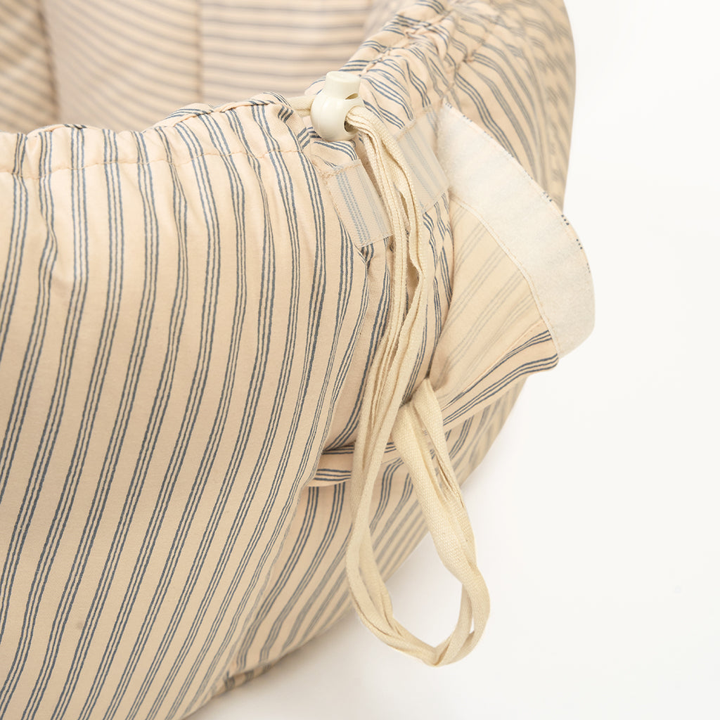 Play&amp;Go Bloom, Three-in-One Baby Blanket, Organic - Stripes Blue