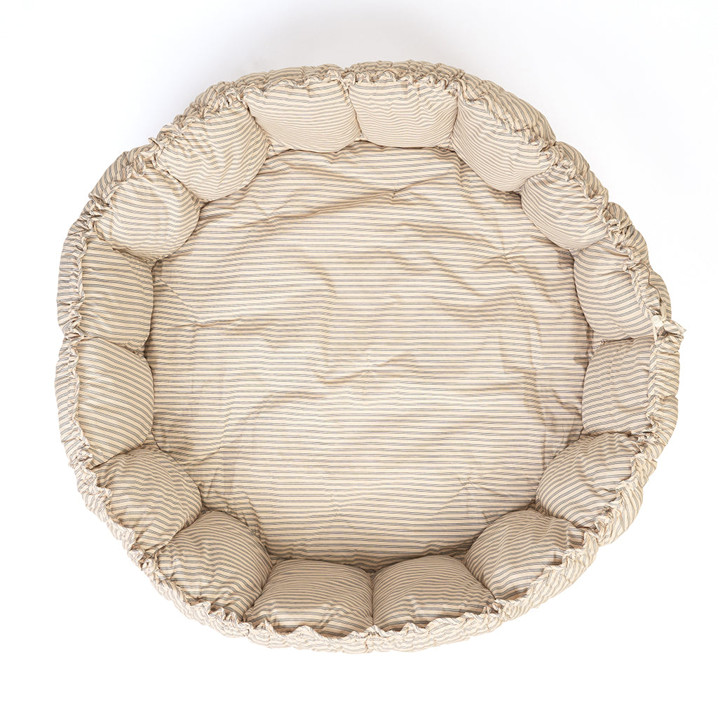 Play&amp;Go Bloom, Three-in-One Baby Blanket, Organic - Stripes Blue