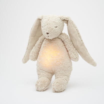 Moonie 2.0, Organic Humming Bunny with Pink Noise and Lamp - Sand