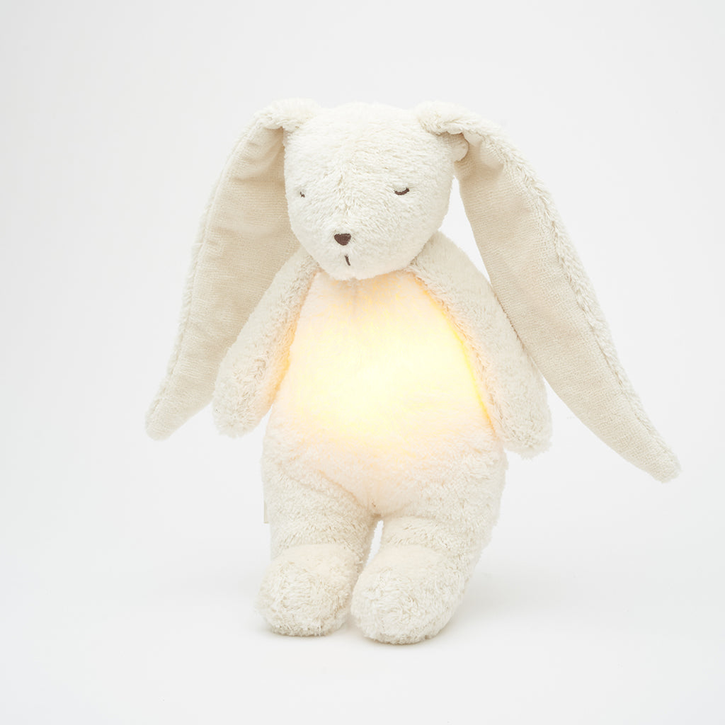 Moonie 2.0, Organic Humming Rabbit with Pink Noise and Lamp - Polar