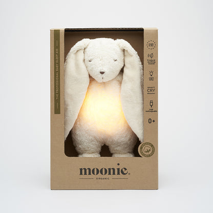 Moonie 2.0, Organic Humming Rabbit with Pink Noise and Lamp - Polar
