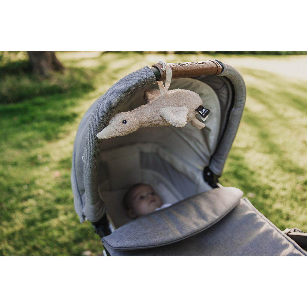 Flow Amsterdam Liva Mini Heartbeat Teddy Bear, Oat