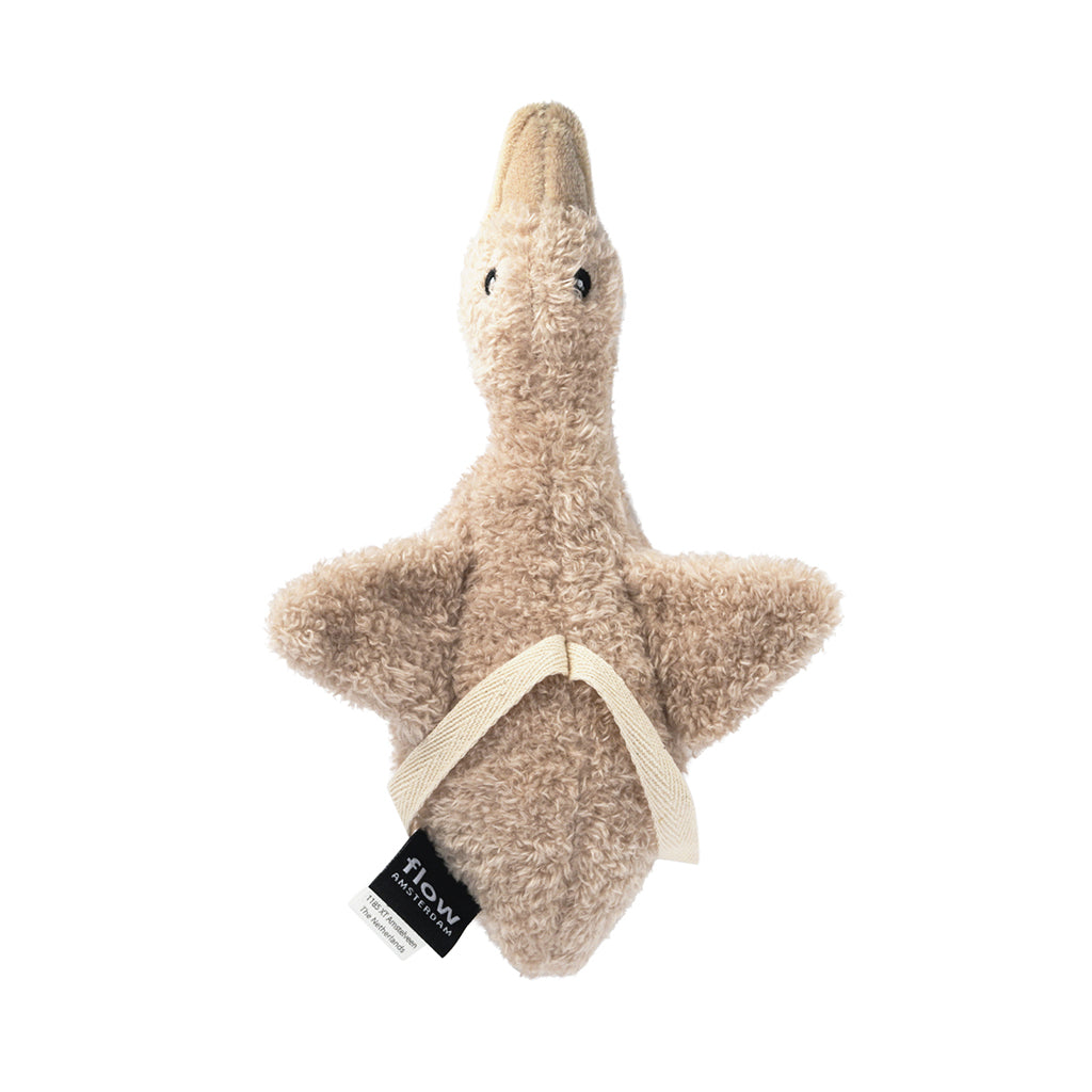 Flow Amsterdam Liva Mini Heartbeat Teddy Bear, Oat