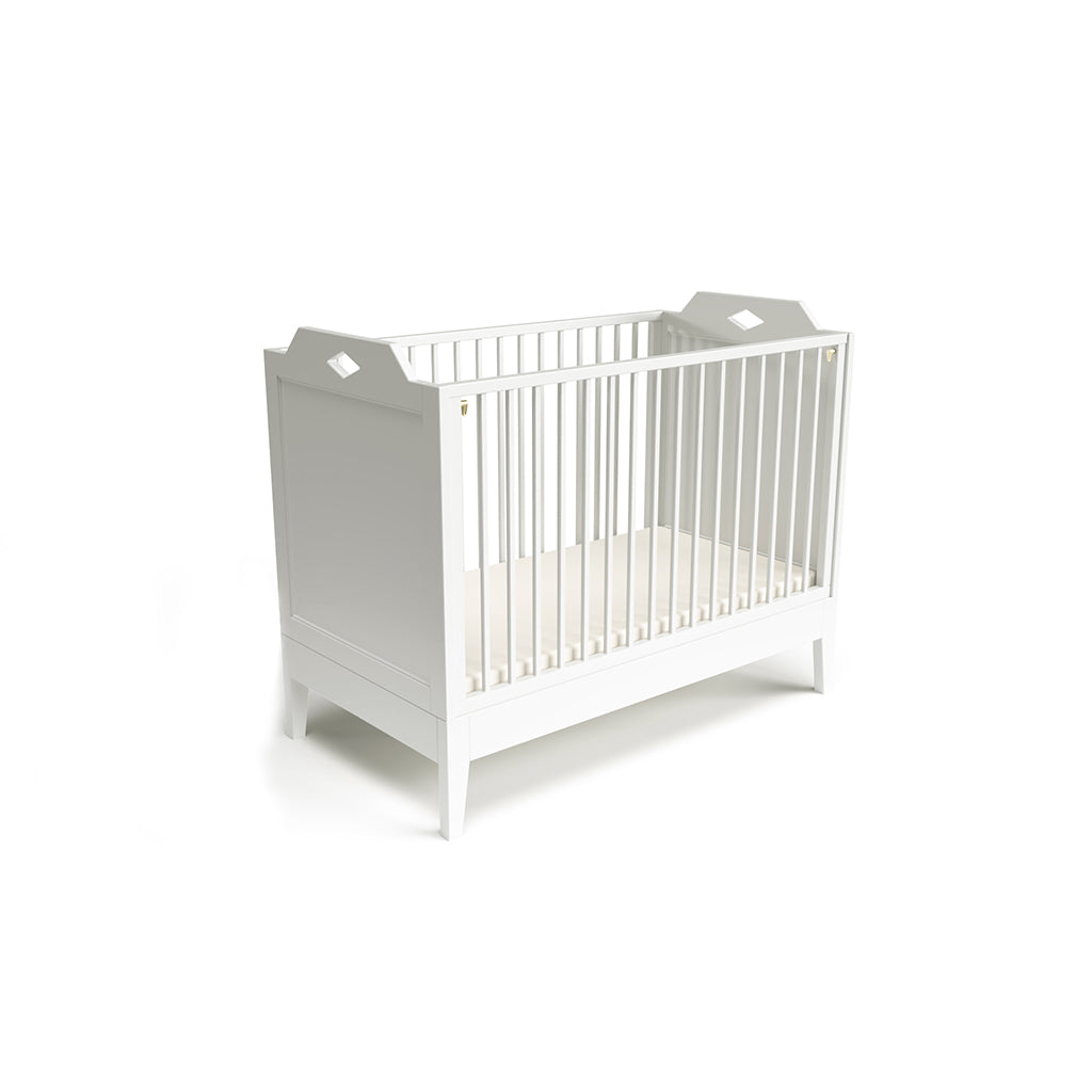 Cam Cam Luca Baby Cot, White