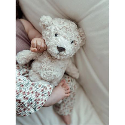 Flow Amsterdam Plush Night Light with Rechargeable Battery, Lou Teddy Bear - Beige