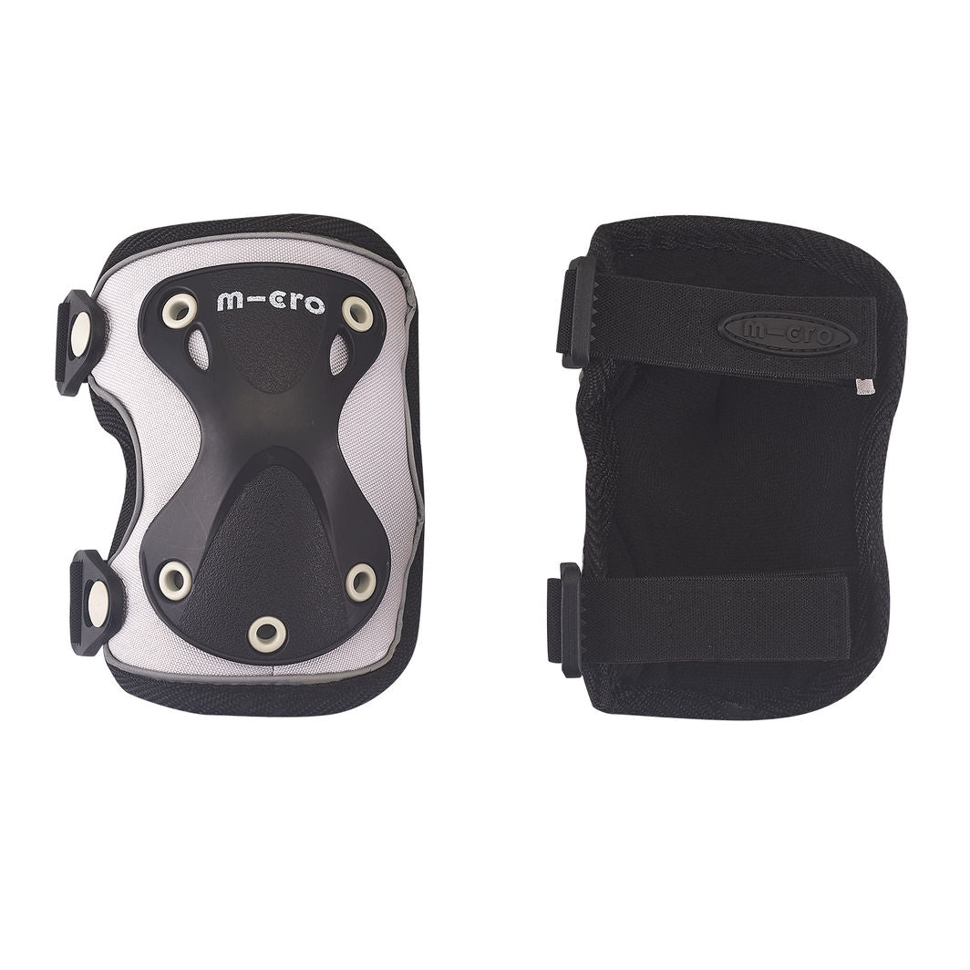 Micro - Knee and Elbow Protectors - Reflective Black - Size S or M