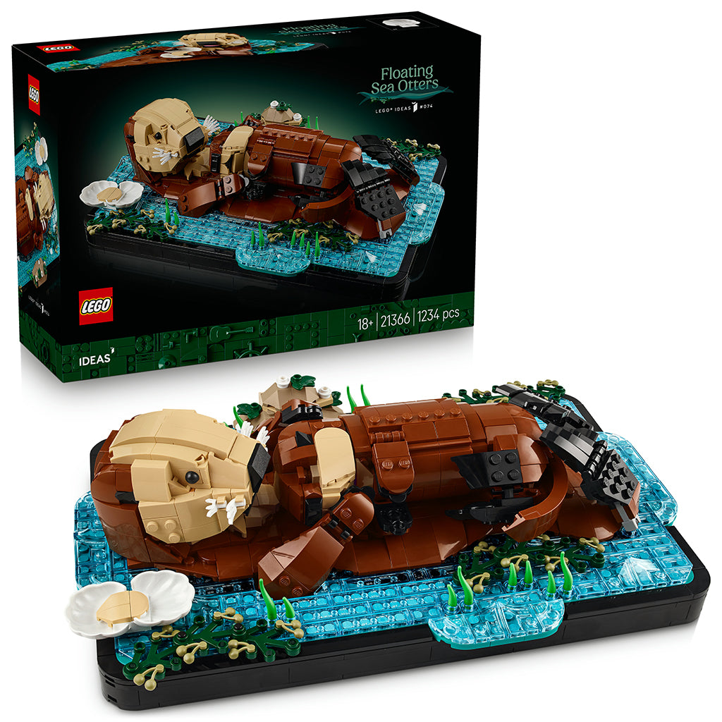 LEGO® Ideas, Floating Sea Otters