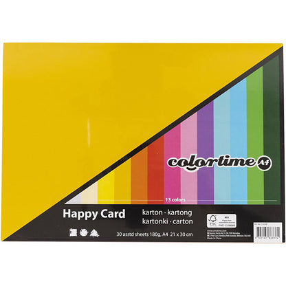 Spring Cardstock, A4 - Assorted Colors
