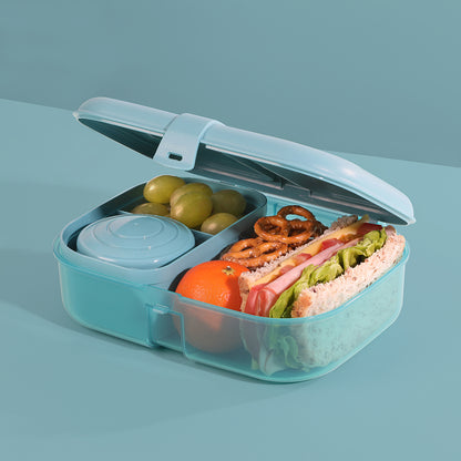 Sistema Ribbon Lunch To Go Lunch Box, 1.1 L - Teal Stone