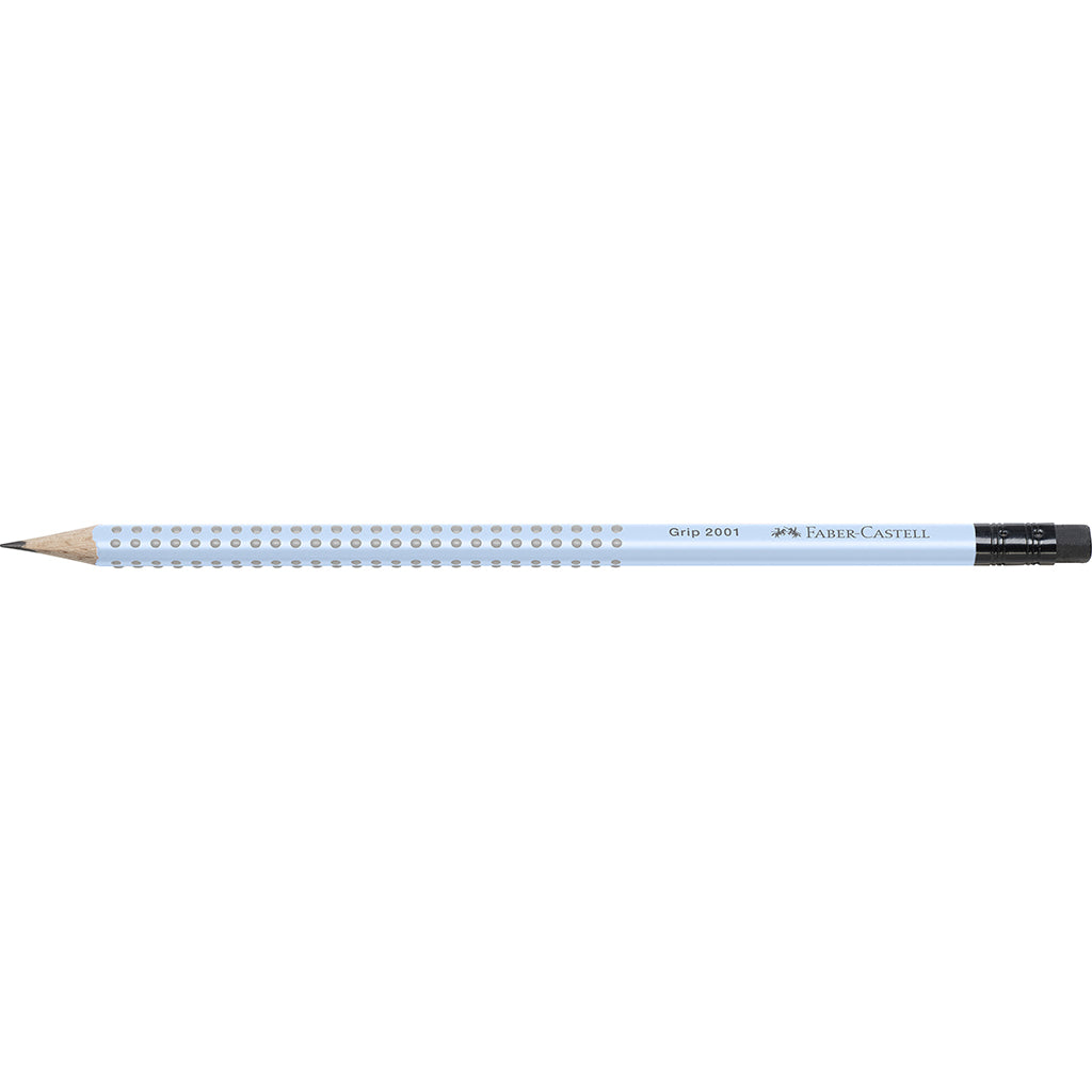 Faber-Castell Graphite Pencil B with Eraser, Sky Blue
