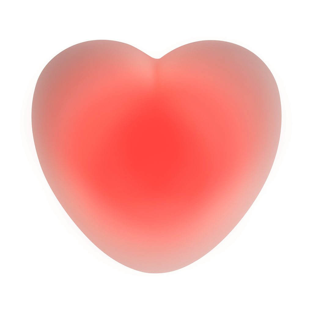 Flow Amsterdam Ruby Heart Night Lamp, Pink