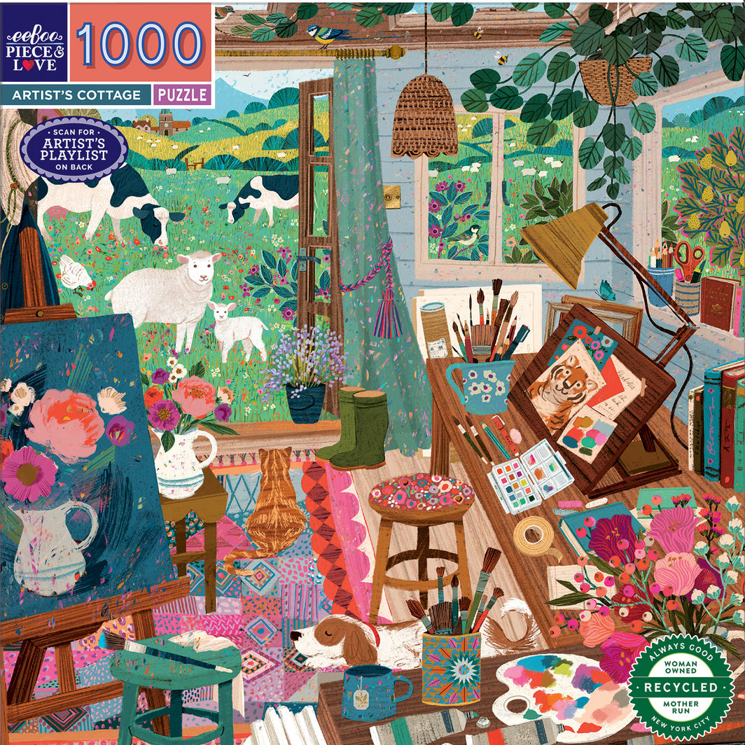 eeBoo Puzzle 1000 pcs, Artist&