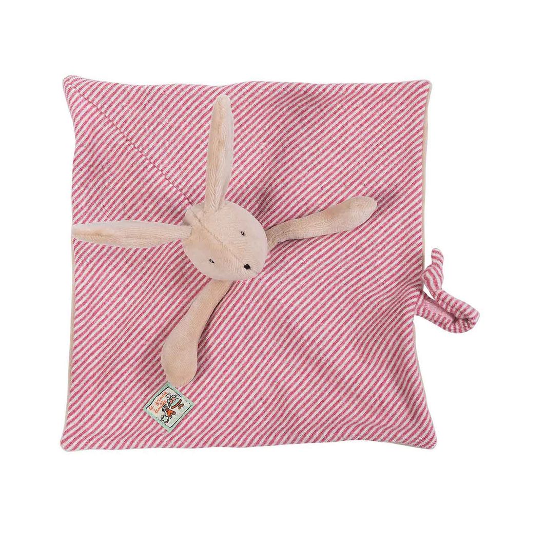 Moulin Roty Comfort Blanket, Sylvain the Rabbit - La Grande Famille