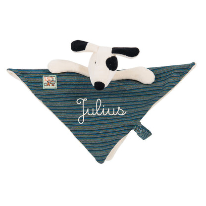 Moulin Roty Security Blanket, Julius the Dog – La Grande Famille