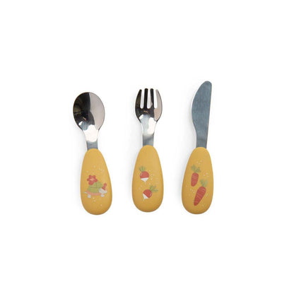 Moulin Roty My First Cutlery Set, Trois Petits Lapins