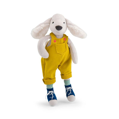Moulin Roty Plush Toy, Pilou the Dog 37 cm - Puce &amp; Pilou