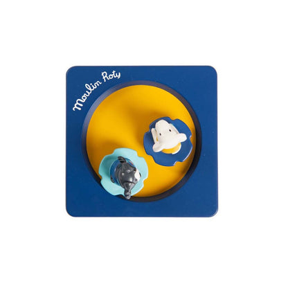Moulin Roty, Musical Box, Rotating Animals - Puce &amp; Pilou
