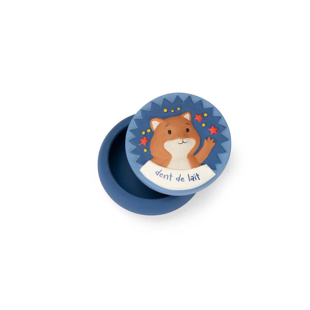 Moulin Roty Tooth Box for Milk Teeth, Puce &amp; Pilou