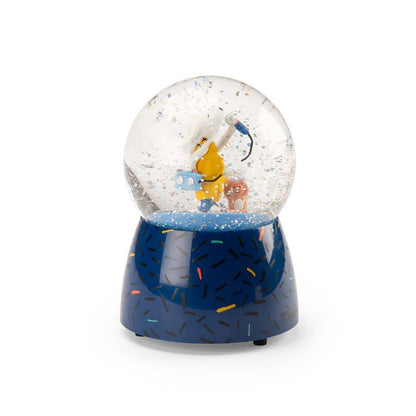 Moulin Roty Snow Globe with Music, Dog Pilou - Puce &amp; Pilou
