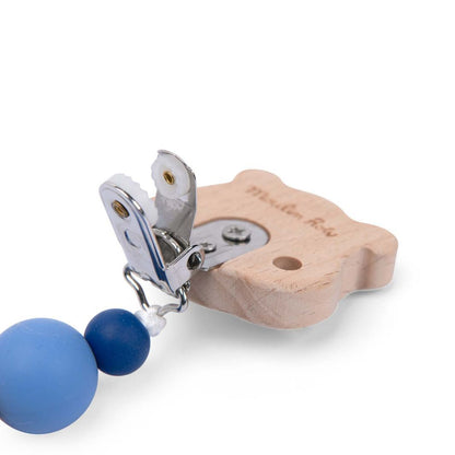Moulin Roty, Pacifier Clip with Hamster - Puce &amp; Pilou