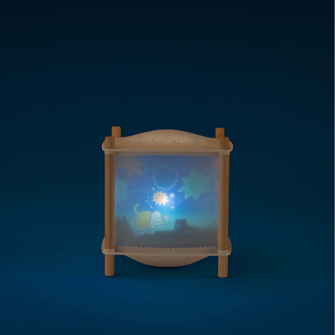 Moulin Roty Magic Lamp (Bluetooth), Puce &amp; Pilou