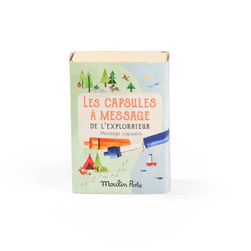 Moulin Roty, Keychain with Capsule for Secret Messages, Set of 2 - Le Jardin du Moulin