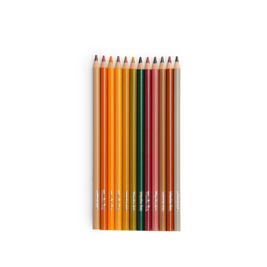 Moulin Roty Colored Pencils Set of 12, Animals - Le Jardin du Moulin