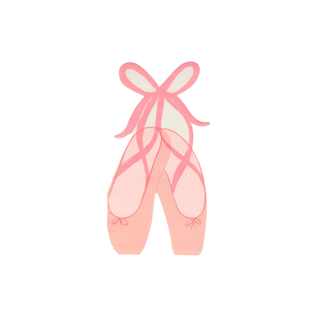 Meri Meri Napkins, Ballerina, Ballet Shoes - Pack of 16