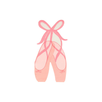 Meri Meri Napkins, Ballerina, Ballet Shoes - Pack of 16