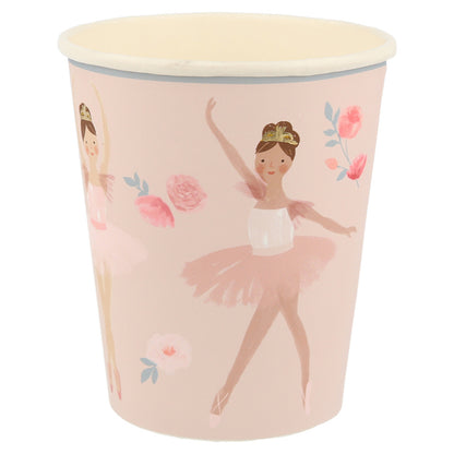 Meri Meri Paper Cups, Ballerina - Set of 8