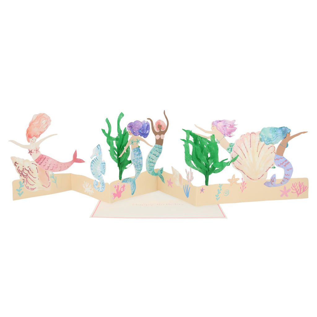 Meri Meri Birthday Card, Mermaid