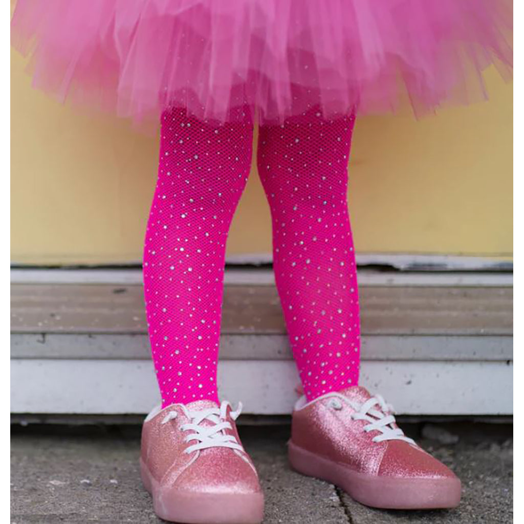 Great Pretenders Dress-Up Outfit, Net Tights with Rhinestones - Pink
