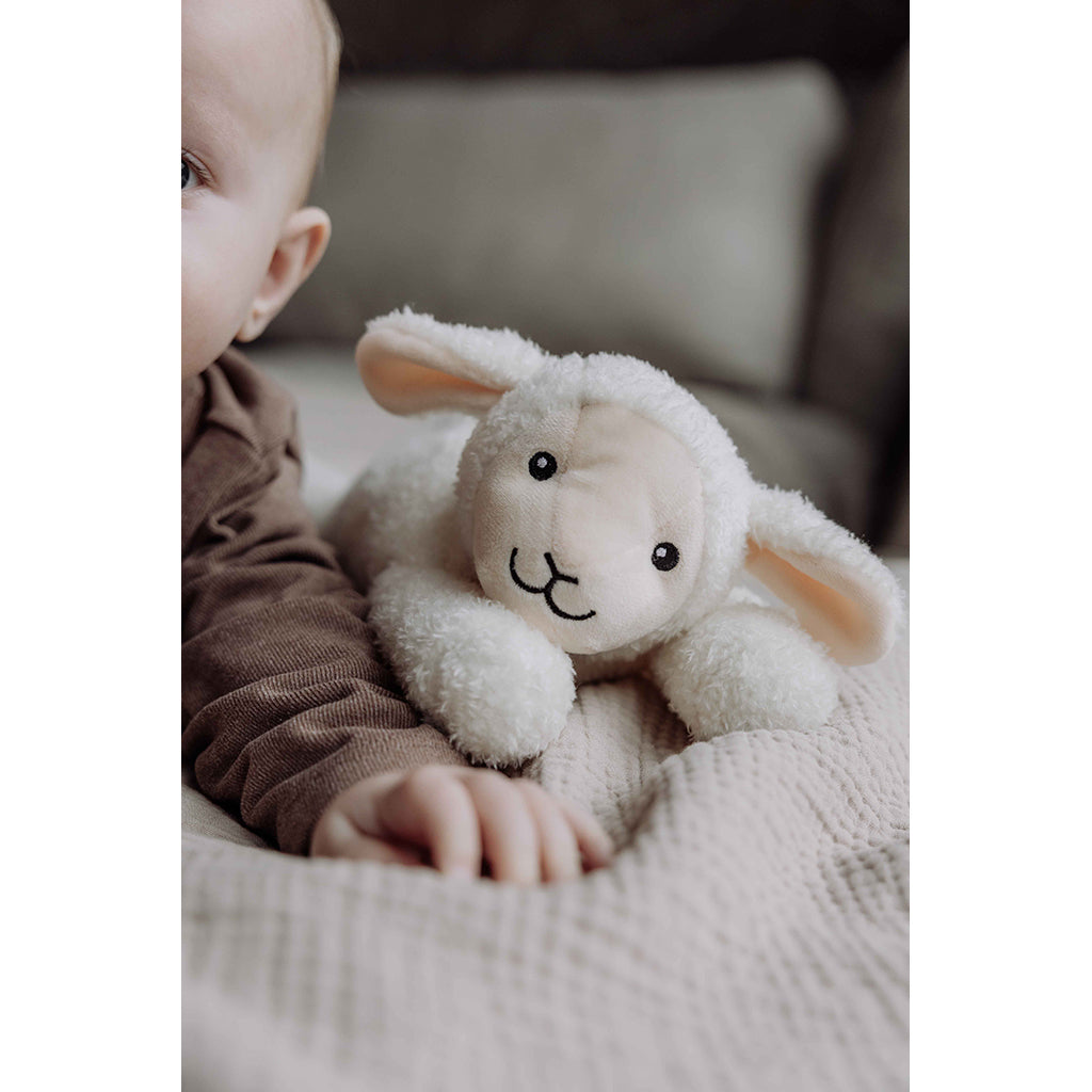 Flow Amsterdam Heartbeat Sound Plush with Rechargeable Battery, Rosie Beige