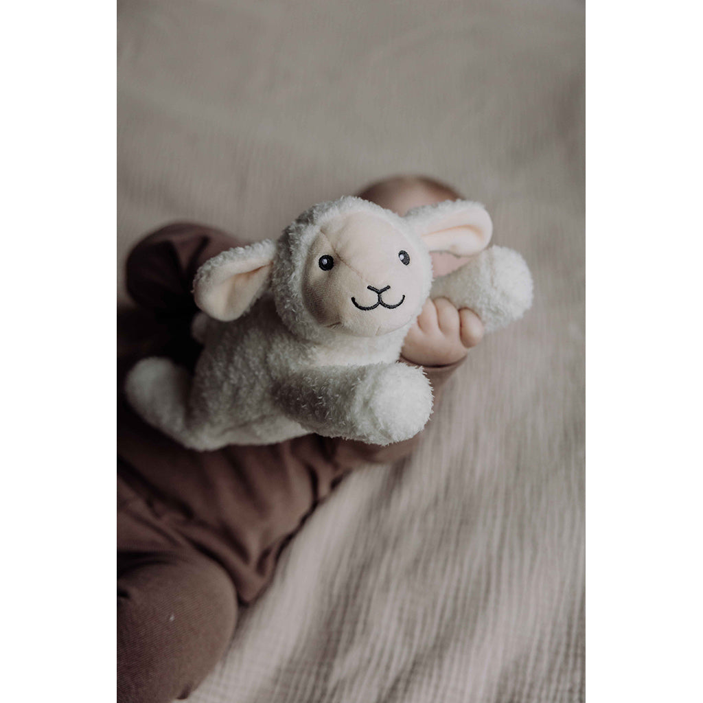Flow Amsterdam Heartbeat Sound Plush with Rechargeable Battery, Rosie Beige