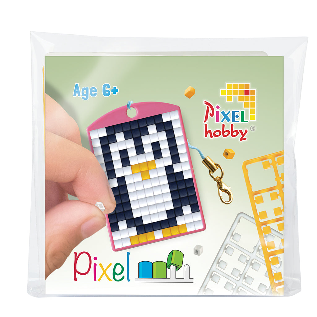 Pixel Mosaic Starter Set, Keychain - Penguin