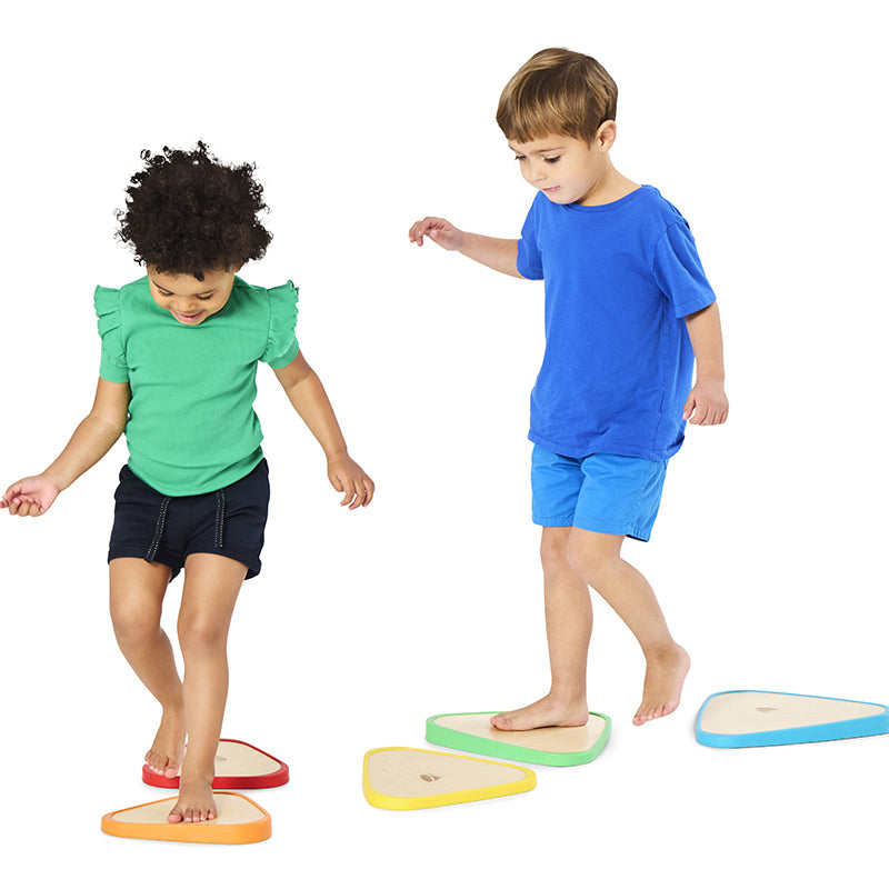 Gonge Wooden River Stones – Balancesten i træ, 5 stk.