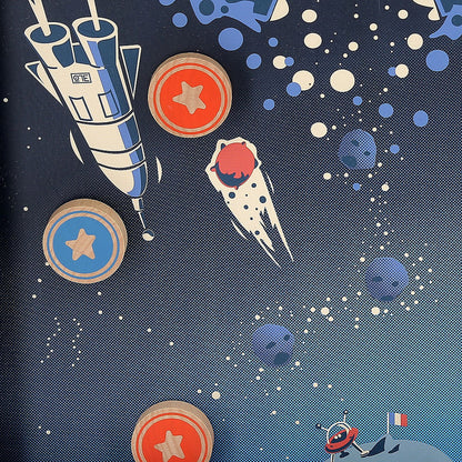 Vilac Duel Game, Shoot with Elastic - Space Theme