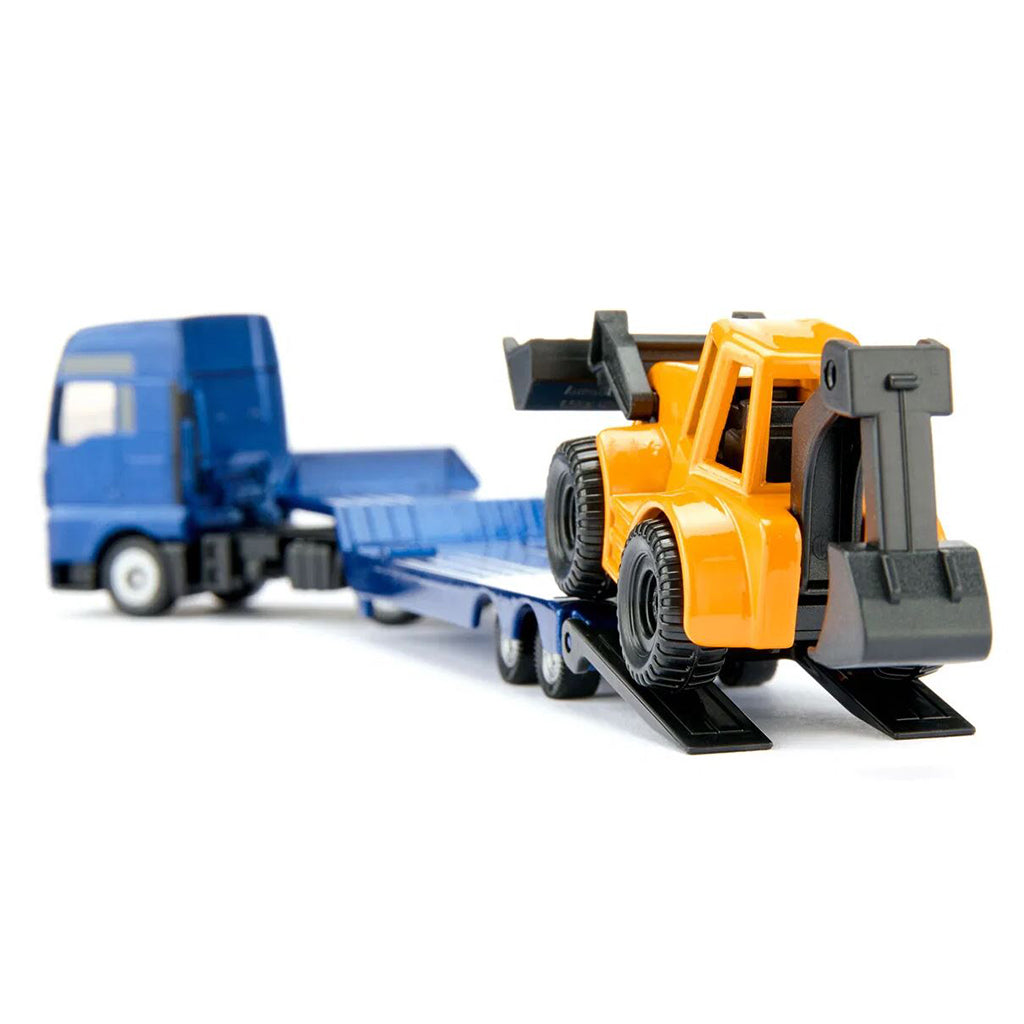 Siku MAN Low Loader with Backhoe Loader