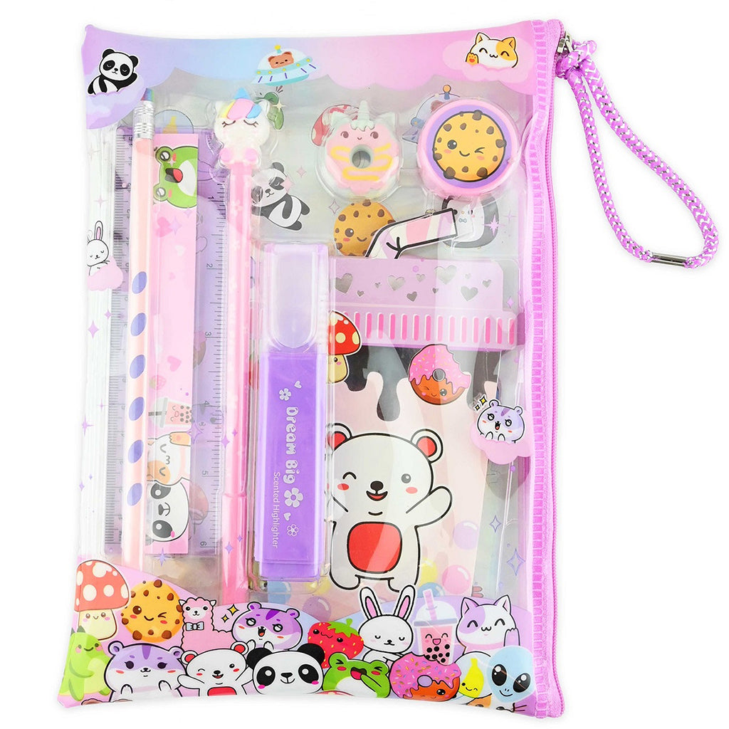 Robetoy Pencil Case with Contents, Cute