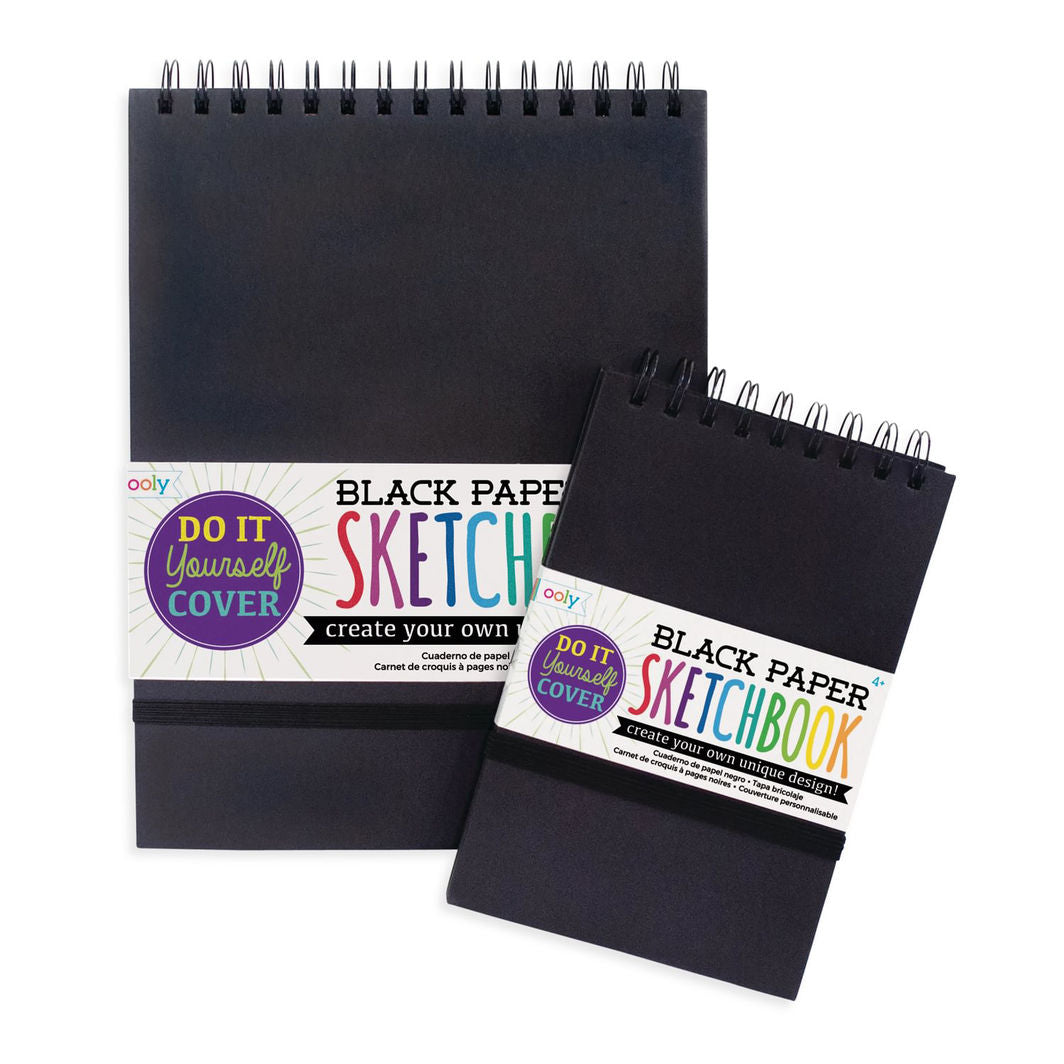 Ooly Sketch Pad, DIY - Black 13 x 19 cm