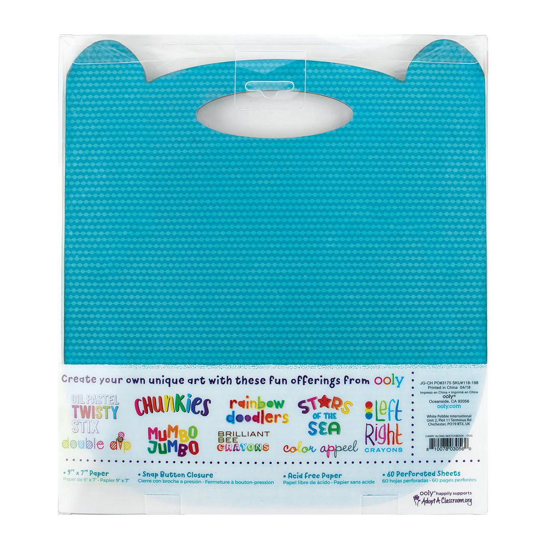 Ooly Sketchpad - Carry Along Dog 23x18 cm