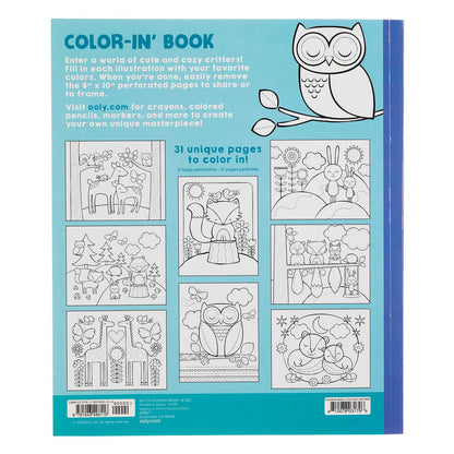 Ooly Coloring Book, Little Cozy Critters - Creatures