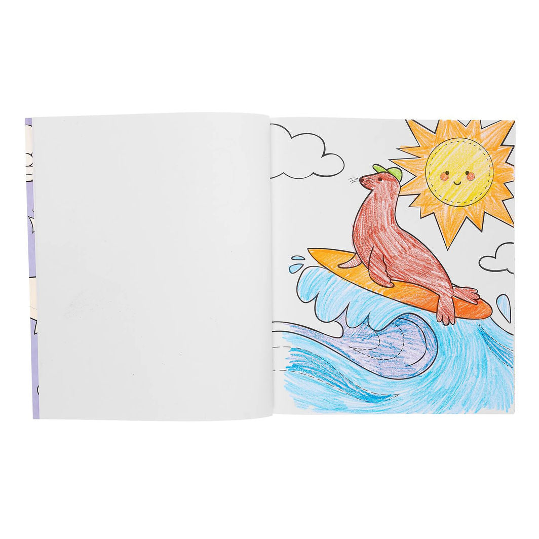 Ooly Coloring Book, Outrageous Ocean - Sea Creatures
