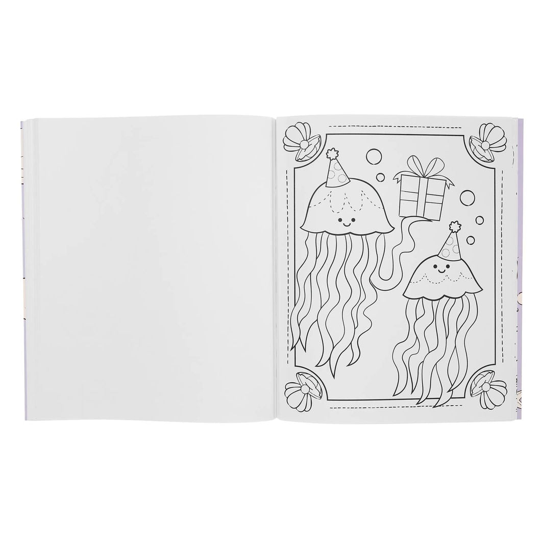 Ooly Coloring Book, Outrageous Ocean - Sea Creatures