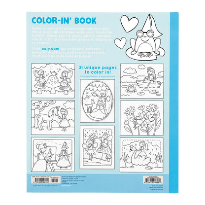 Ooly Coloring Book, Princesses and Fairies